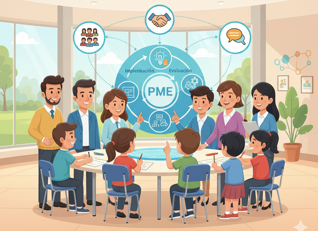 Diseño, Implementación y Evaluación del PME de forma Inclusiva, Colaborativa y Participativa